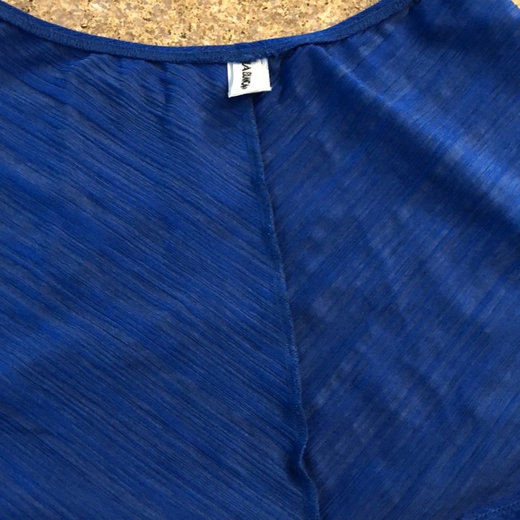 La Blanca Swim Skirt Cover Up Blue Size M - Picture 11 of 11